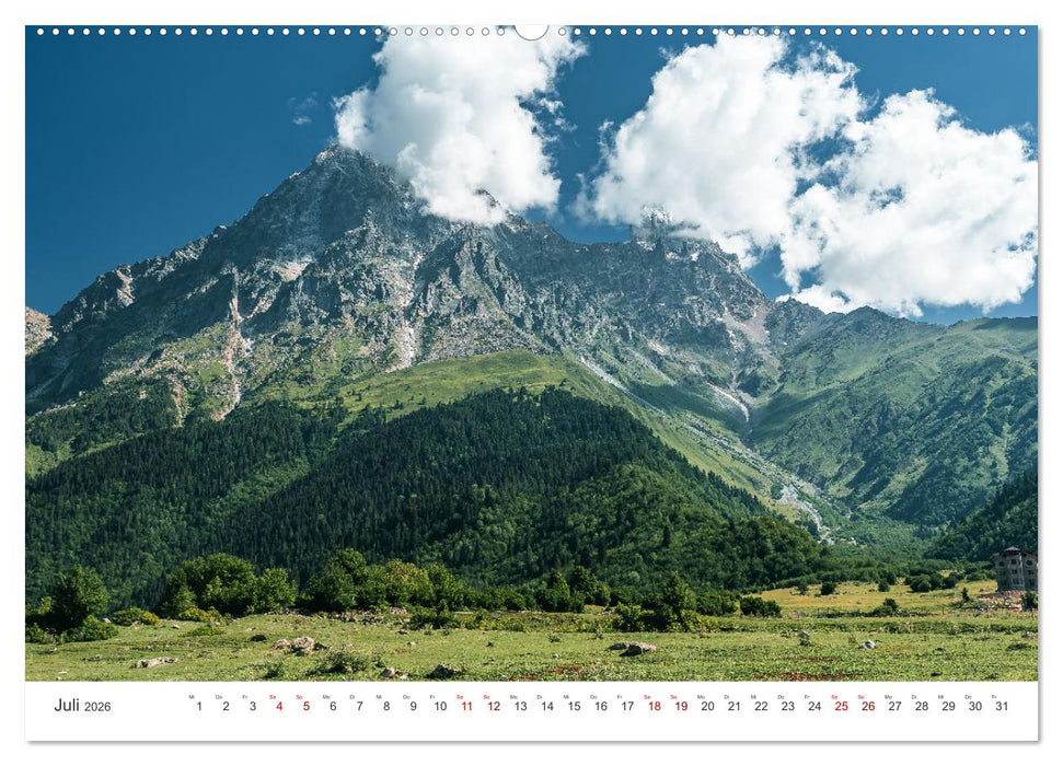 Georgien - Neuzeit-Chroniken (CALVENDO Premium Wandkalender 2026)