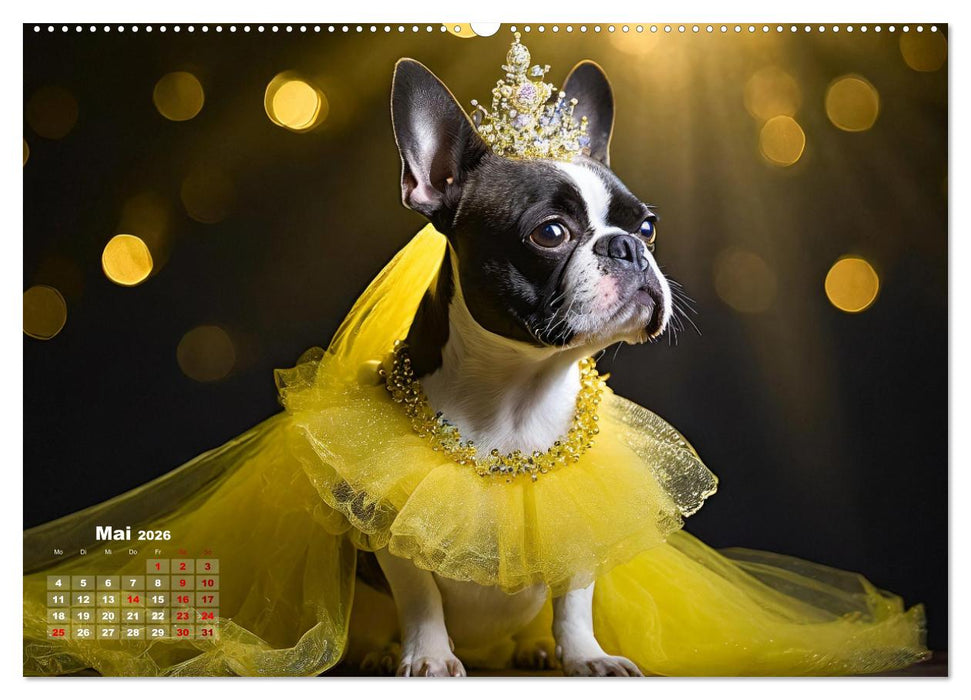 Kleine Hunde - Große Diven (CALVENDO Premium Wandkalender 2026)