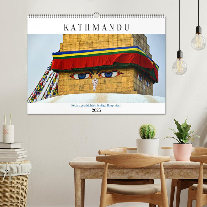 KATHMANDU, Nepals Hauptstadt (CALVENDO Wandkalender 2026)