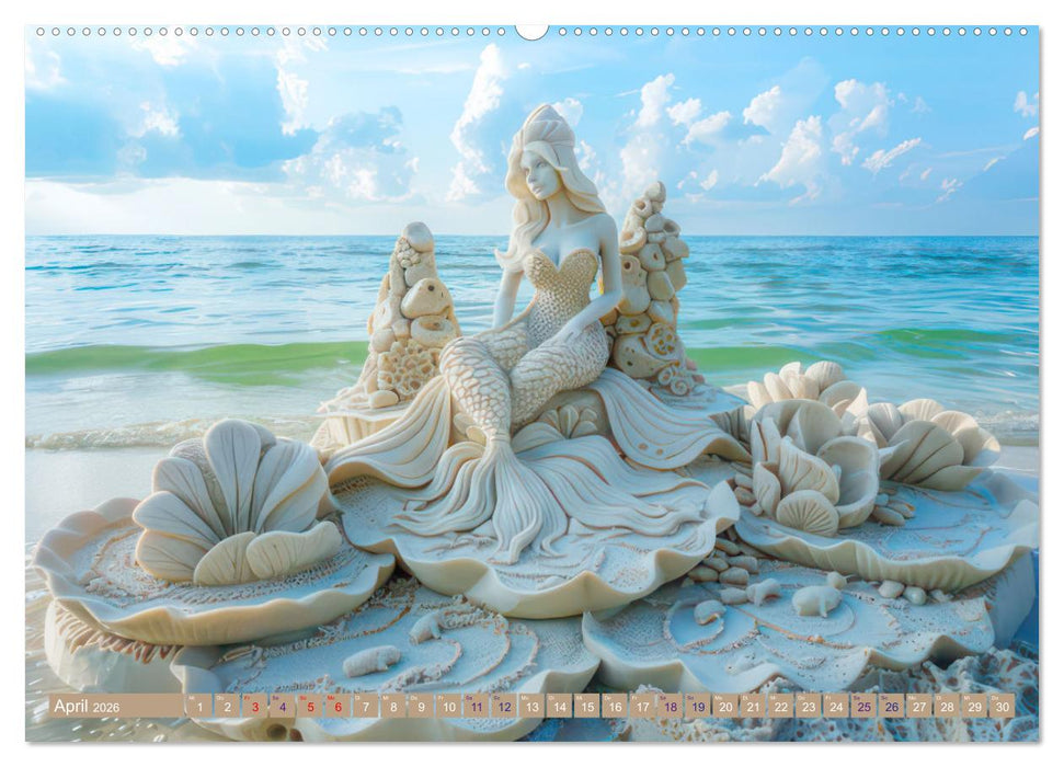 Sandkunstwerke - Einfach faszinierend (CALVENDO Premium Wandkalender 2026)