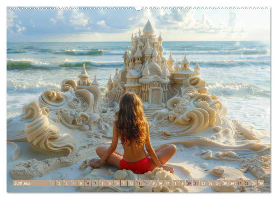 Sandkunstwerke - Einfach faszinierend (CALVENDO Premium Wandkalender 2026)