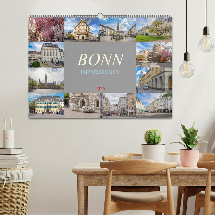 Bonn Impressionen (CALVENDO Wandkalender 2026)