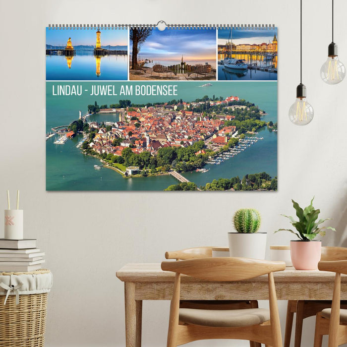 Lindau - Juwel am Bodensee (CALVENDO Wandkalender 2026)