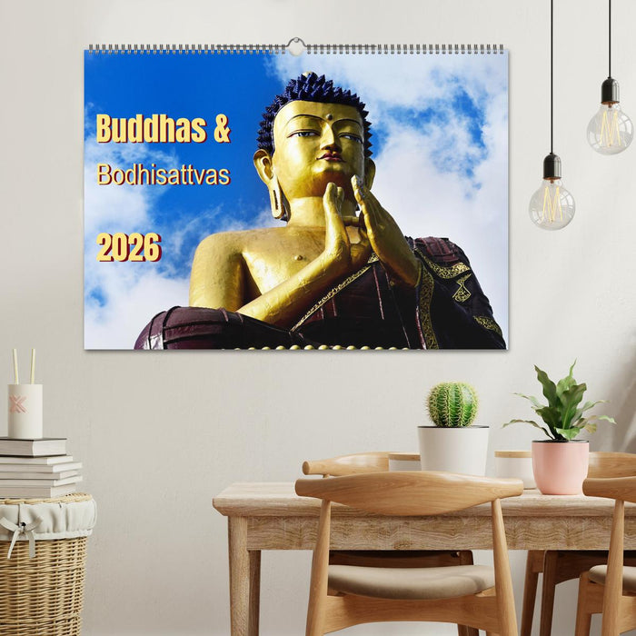 Buddhas & Bhodisattvas (CALVENDO Wandkalender 2026)