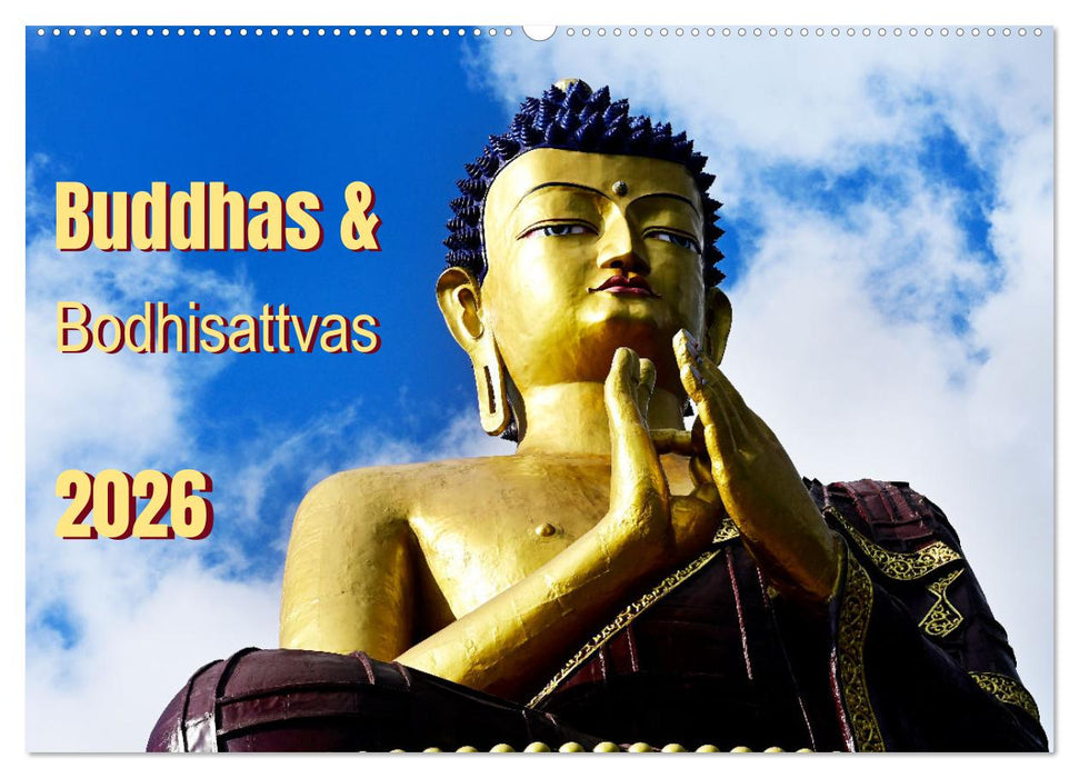 Buddhas & Bhodisattvas (CALVENDO Wandkalender 2026)