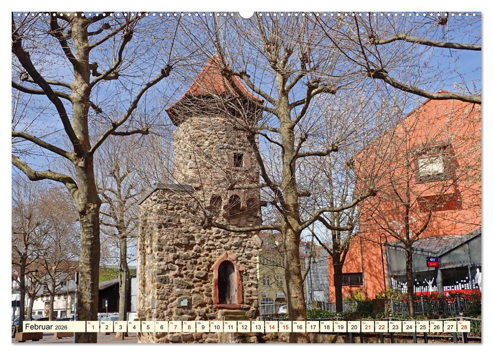 Bensheim a. d. Bergstraße - Ein Stadtspaziergang (CALVENDO Wandkalender 2026)