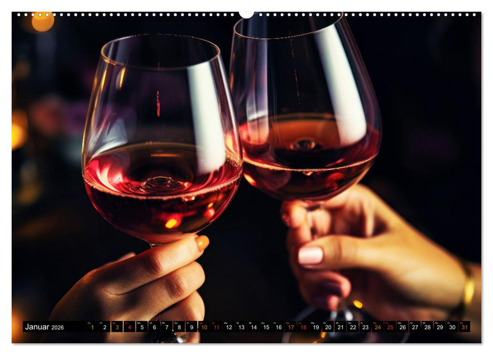 Rebensaft - Weingenuss (CALVENDO Wandkalender 2026)