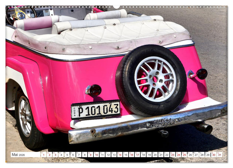 Best of Jeepster - Das Cabrio von Willys-Overland (CALVENDO Premium Wandkalender 2026)