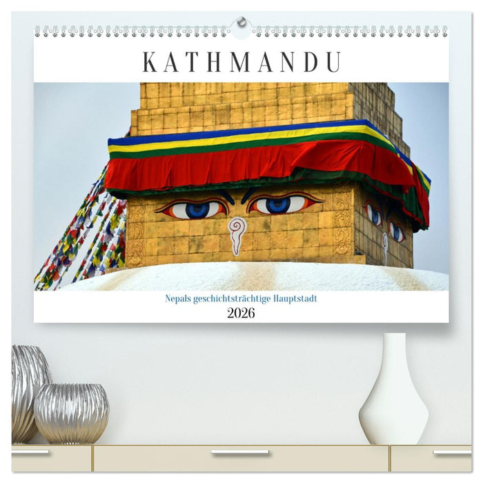 KATHMANDU, Nepals Hauptstadt (CALVENDO Premium Wandkalender 2026)