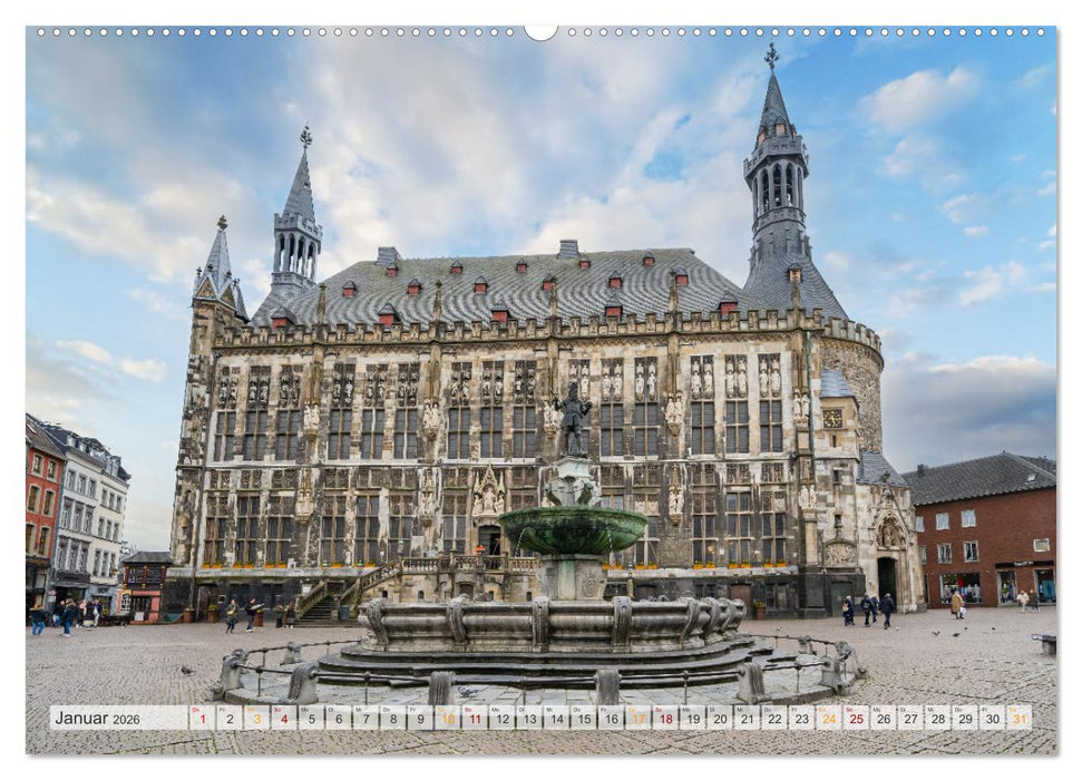 Aachen Impressionen (CALVENDO Premium Wandkalender 2026)