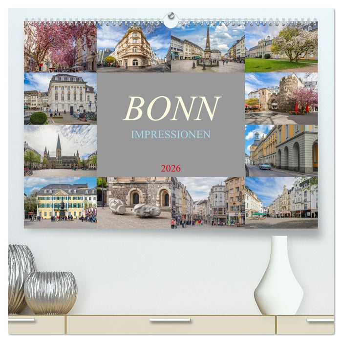 Bonn Impressionen (CALVENDO Premium Wandkalender 2026)