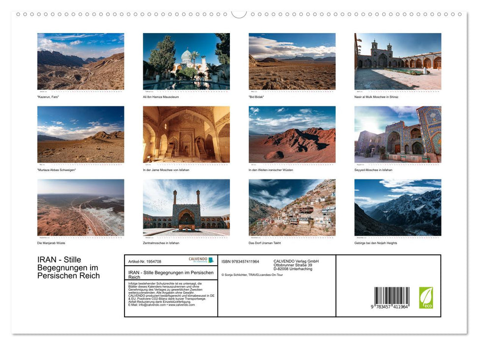 IRAN - Stille Begegnungen im Persischen Reich (CALVENDO Premium Wandkalender 2026)