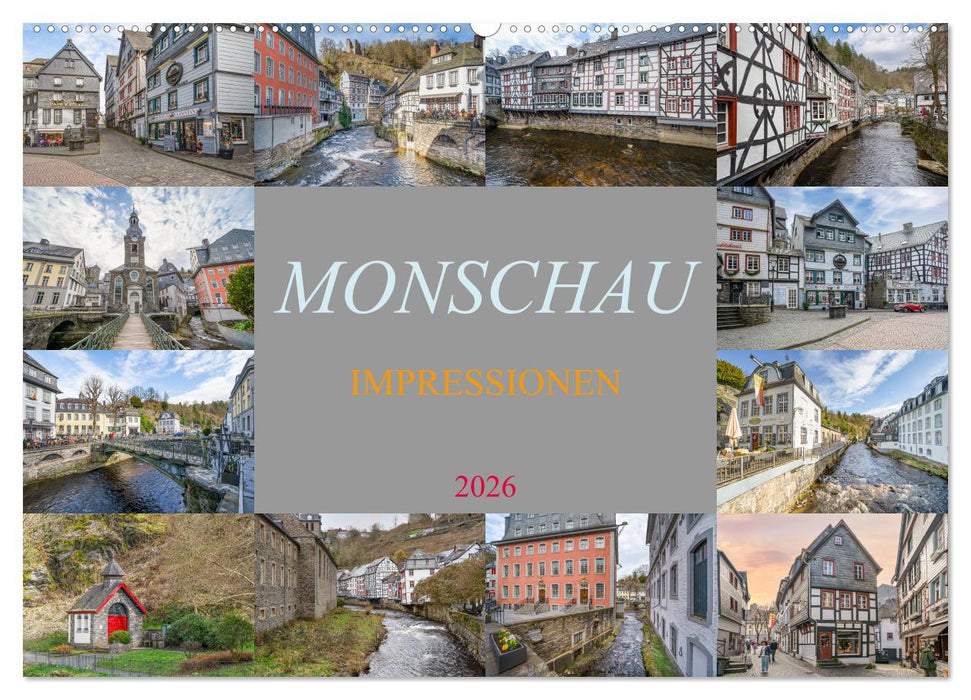 Monschau Impressionen (CALVENDO Wandkalender 2026)