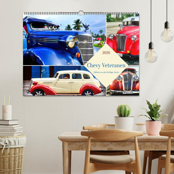 Chevy Veteranen - Oldtimer aus den Dreißiger Jahren (CALVENDO Wandkalender 2026)