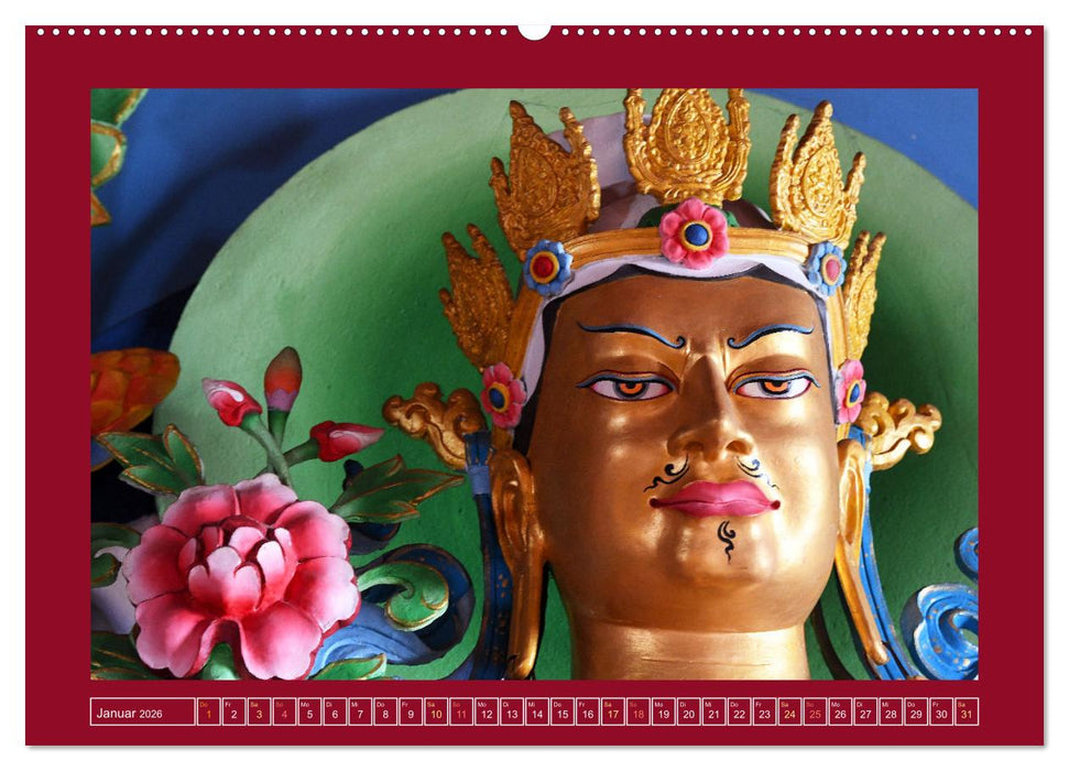 Buddhas & Bhodisattvas (CALVENDO Premium Wandkalender 2026)
