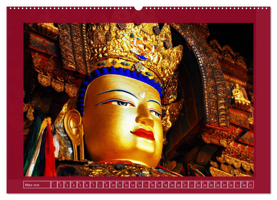 Buddhas & Bhodisattvas (CALVENDO Premium Wandkalender 2026)