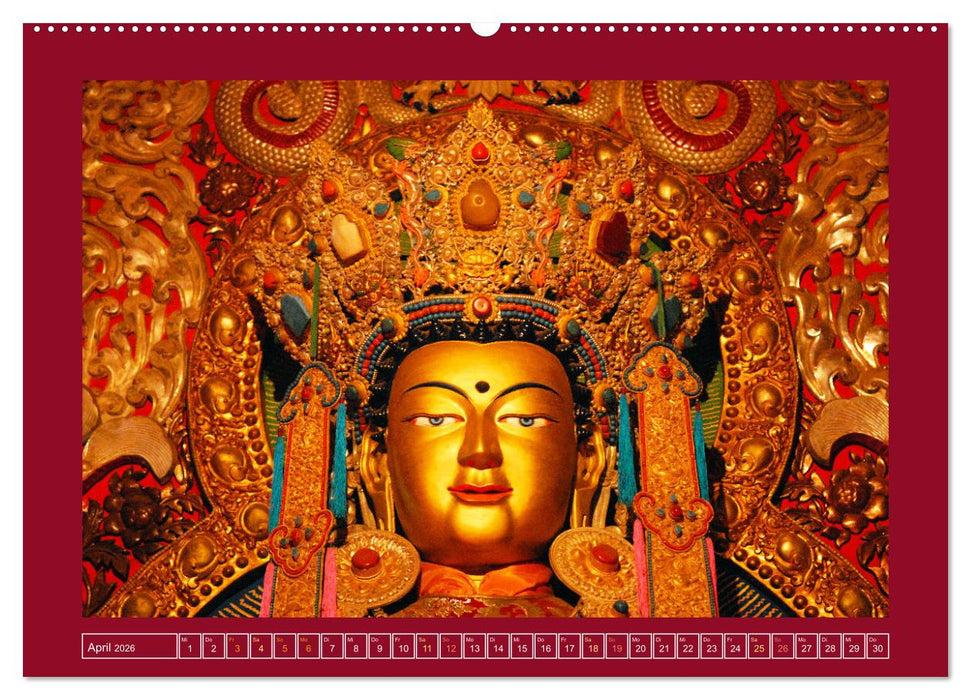 Buddhas & Bhodisattvas (CALVENDO Premium Wandkalender 2026)