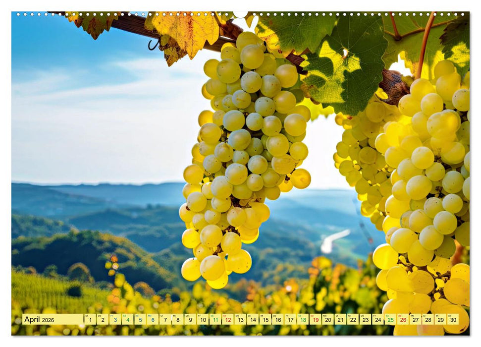Rebensaft - Weingenuss (CALVENDO Premium Wandkalender 2026)