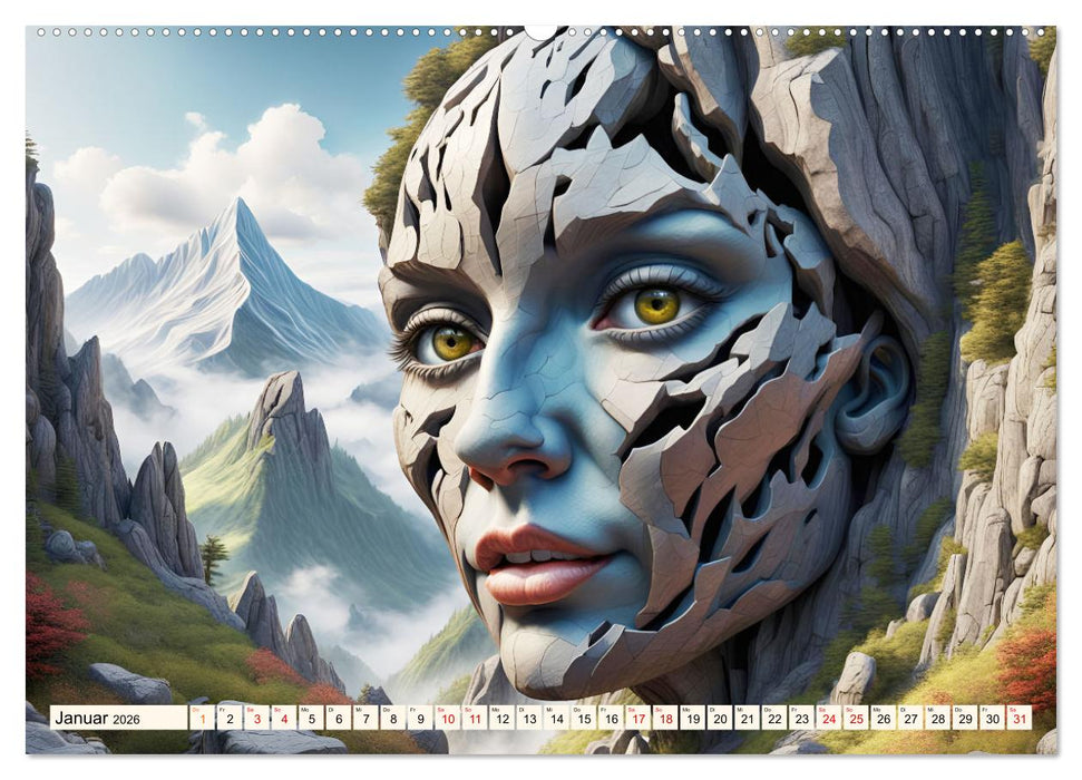 Berg Charaktere (CALVENDO Wandkalender 2026)