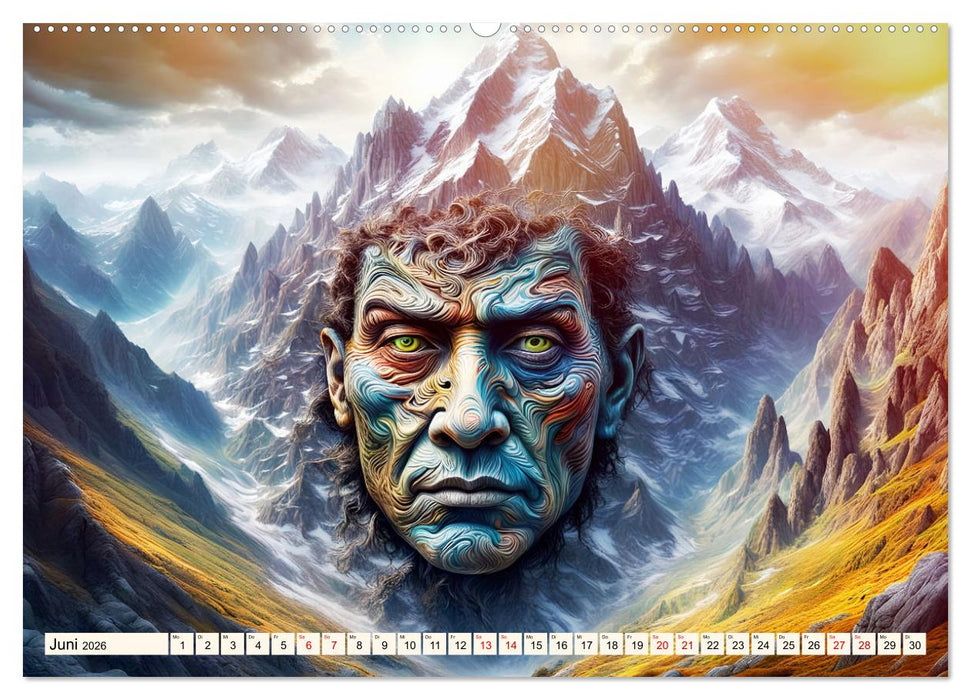 Berg Charaktere (CALVENDO Wandkalender 2026)