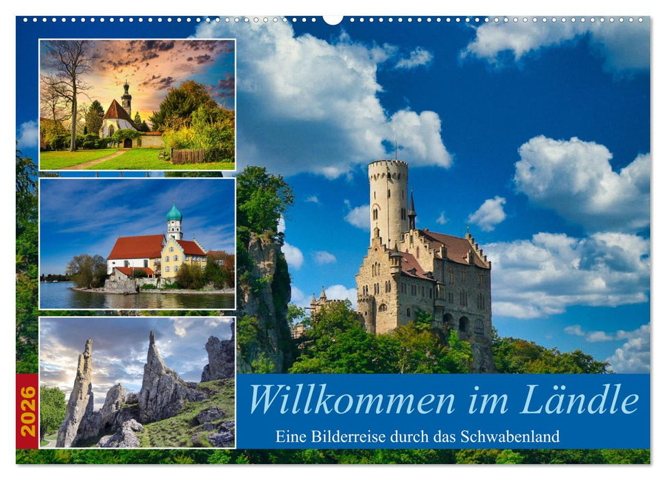 Willkommen im Ländle (CALVENDO Wandkalender 2026)