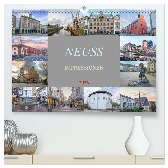Neuss Impressionen (CALVENDO Premium Wandkalender 2026)