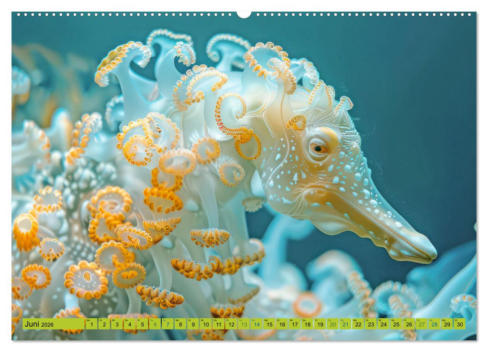 Fantastische Unterwasserkreaturen - Hybridtiere (CALVENDO Wandkalender 2026)