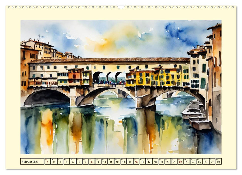 Die berühmtesten Brücken der Welt (CALVENDO Wandkalender 2026)