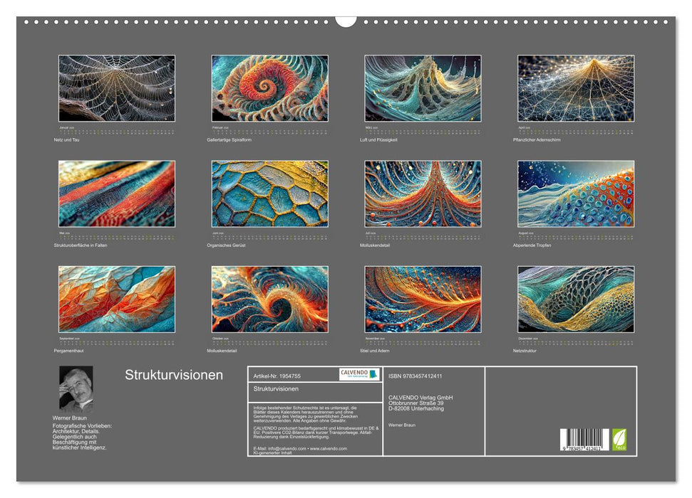 Strukturvisionen (CALVENDO Wandkalender 2026)