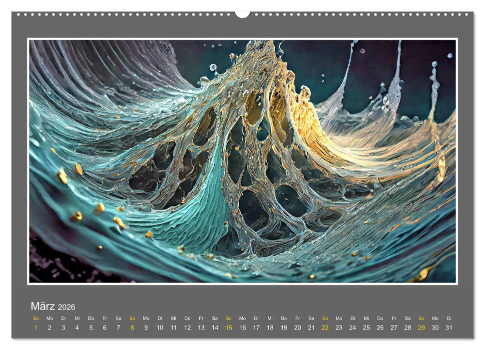 Strukturvisionen (CALVENDO Wandkalender 2026)