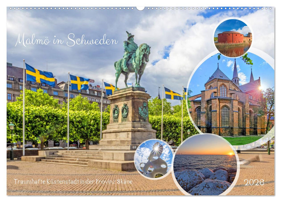 Malmö in Schweden (CALVENDO Wandkalender 2026)
