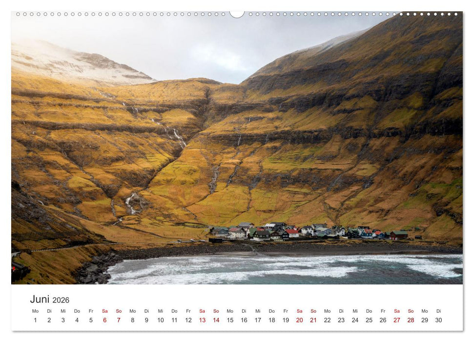 FÄRÖER INSELN - Herbstlichter (CALVENDO Wandkalender 2026)