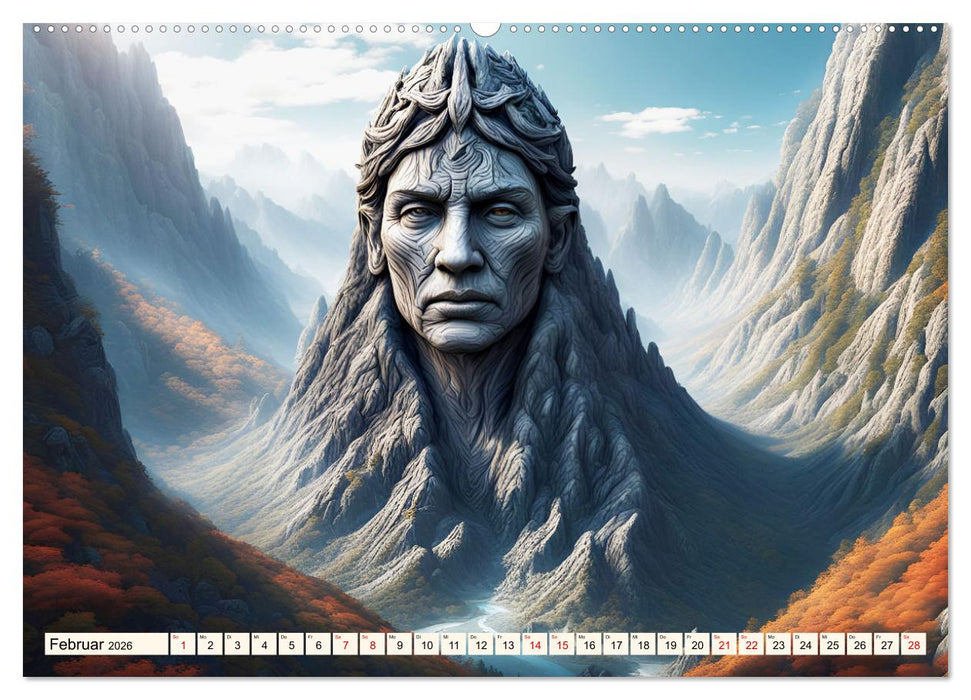 Berg Charaktere (CALVENDO Premium Wandkalender 2026)