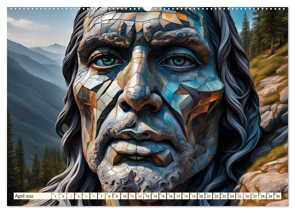 Berg Charaktere (CALVENDO Premium Wandkalender 2026)