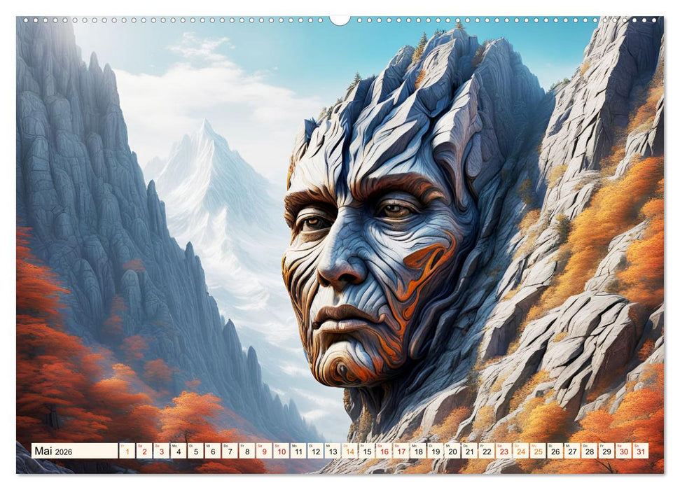 Berg Charaktere (CALVENDO Premium Wandkalender 2026)
