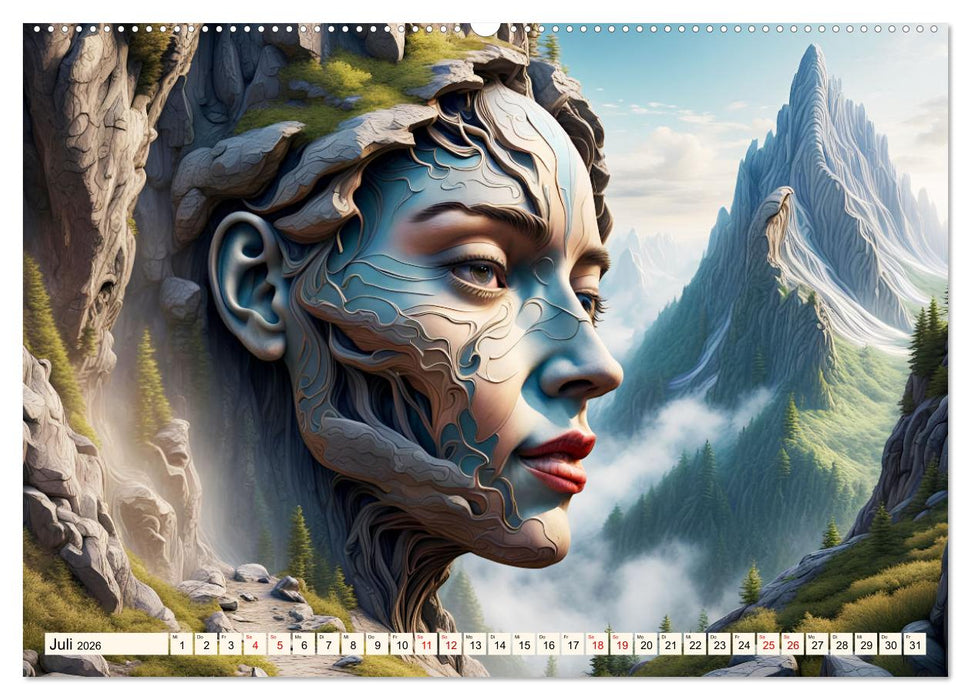 Berg Charaktere (CALVENDO Premium Wandkalender 2026)