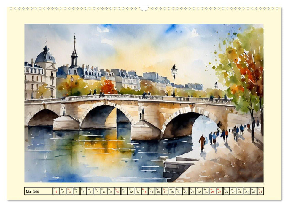 Die berühmtesten Brücken der Welt (CALVENDO Premium Wandkalender 2026)