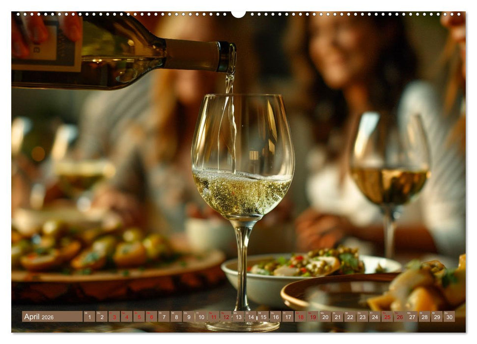 Wein begeistert (CALVENDO Premium Wandkalender 2026)