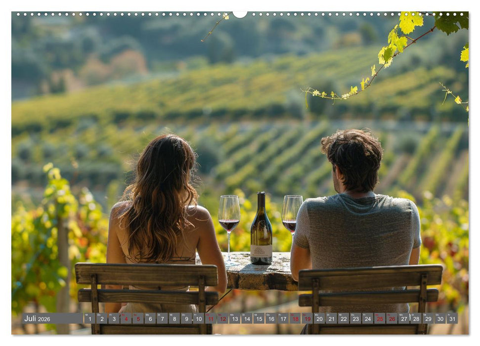 Wein begeistert (CALVENDO Premium Wandkalender 2026)