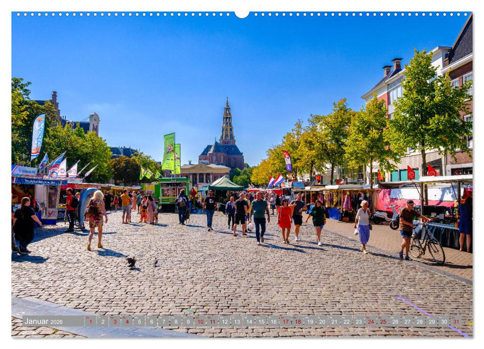 Ein Blick auf Groningen (CALVENDO Premium Wandkalender 2026)