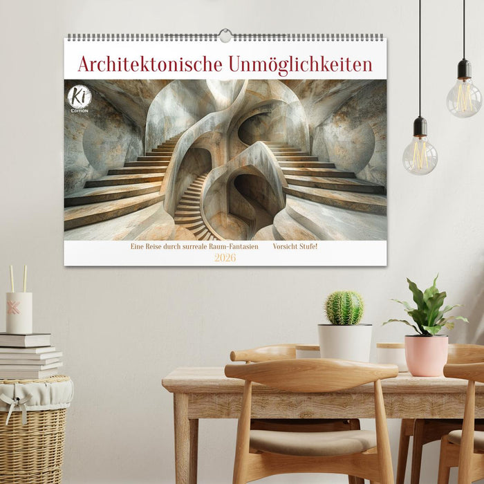 Architektonische Unmöglichkeiten (CALVENDO Wandkalender 2026)