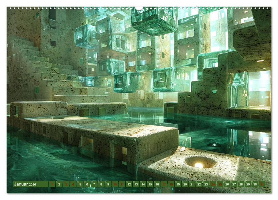 Architektonische Unmöglichkeiten (CALVENDO Wandkalender 2026)