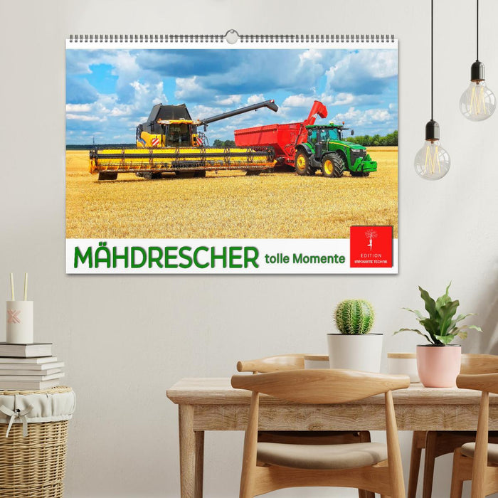 Mähdrescher - tolle Momente (CALVENDO Wandkalender 2026)