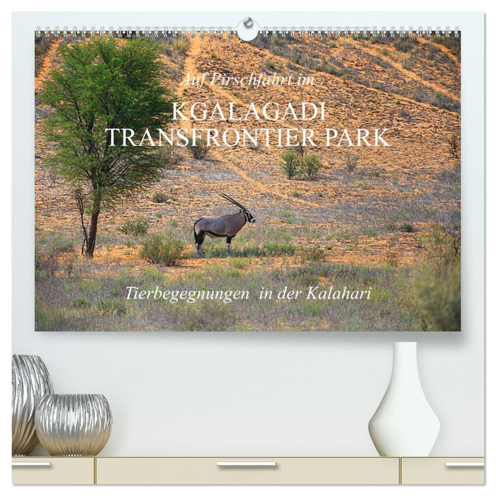 Auf Pirschfahrt im Kgalagadi Transfrontier Park (CALVENDO Premium Wandkalender 2026)