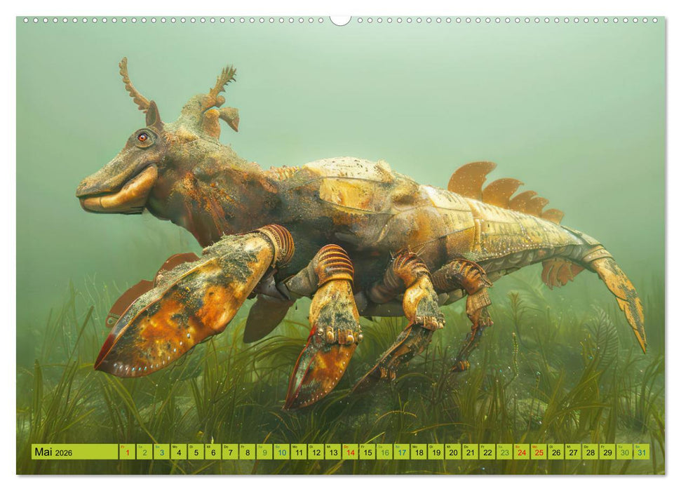 Fantastische Unterwasserkreaturen - Hybridtiere (CALVENDO Premium Wandkalender 2026)