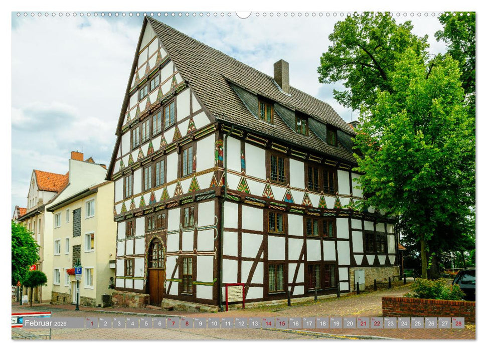 Ein Blick auf die Hansestadt Warburg (CALVENDO Premium Wandkalender 2026)