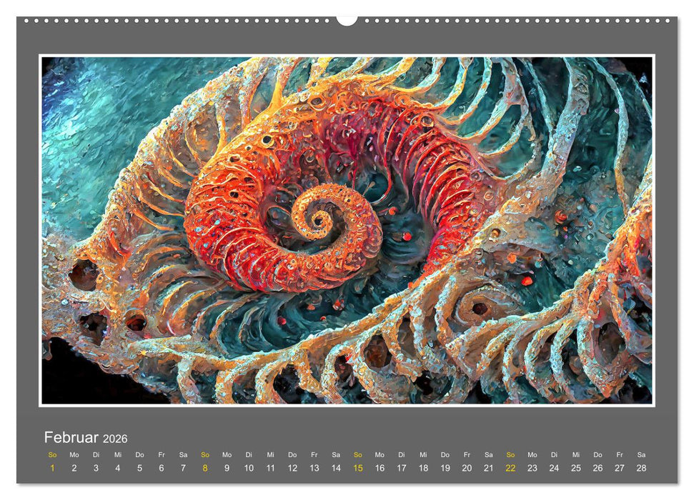 Strukturvisionen (CALVENDO Premium Wandkalender 2026)