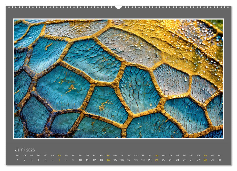 Strukturvisionen (CALVENDO Premium Wandkalender 2026)