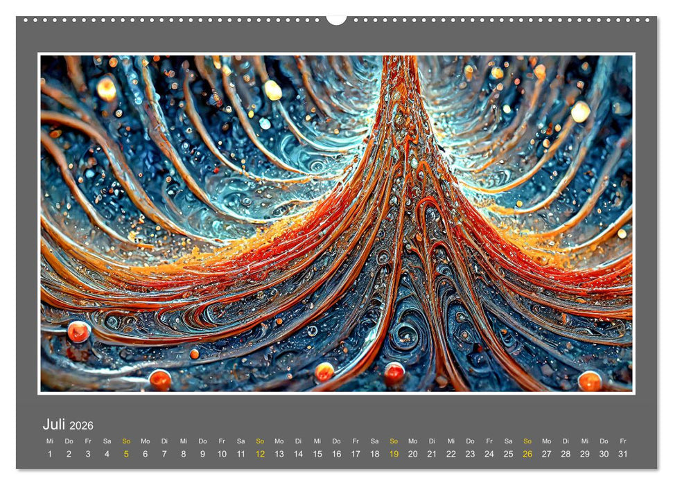 Strukturvisionen (CALVENDO Premium Wandkalender 2026)