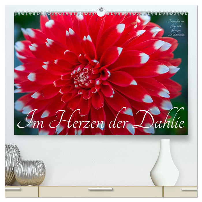 Im Herzen der Dahlie (CALVENDO Premium Wandkalender 2026)